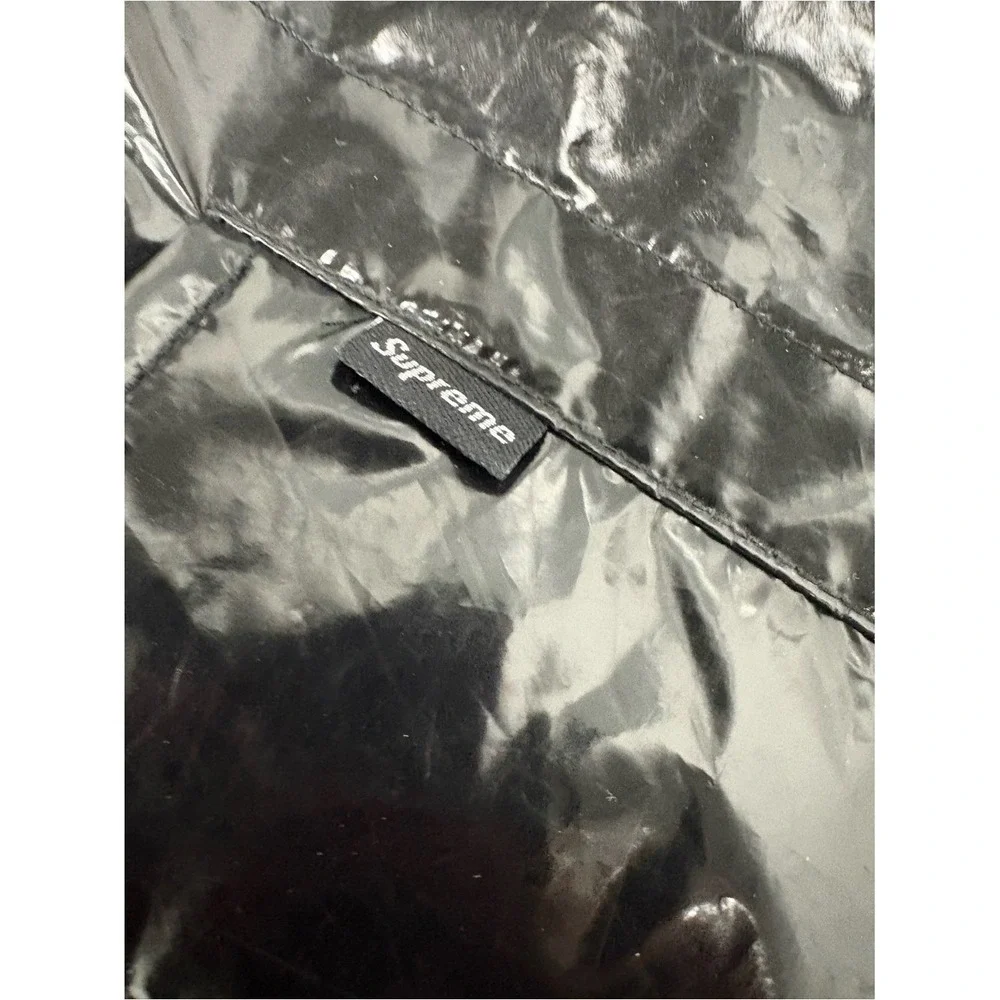 Supreme X Comme des Garçons SHIRT Glossy Black Fishtail Rain Parka XL XXL